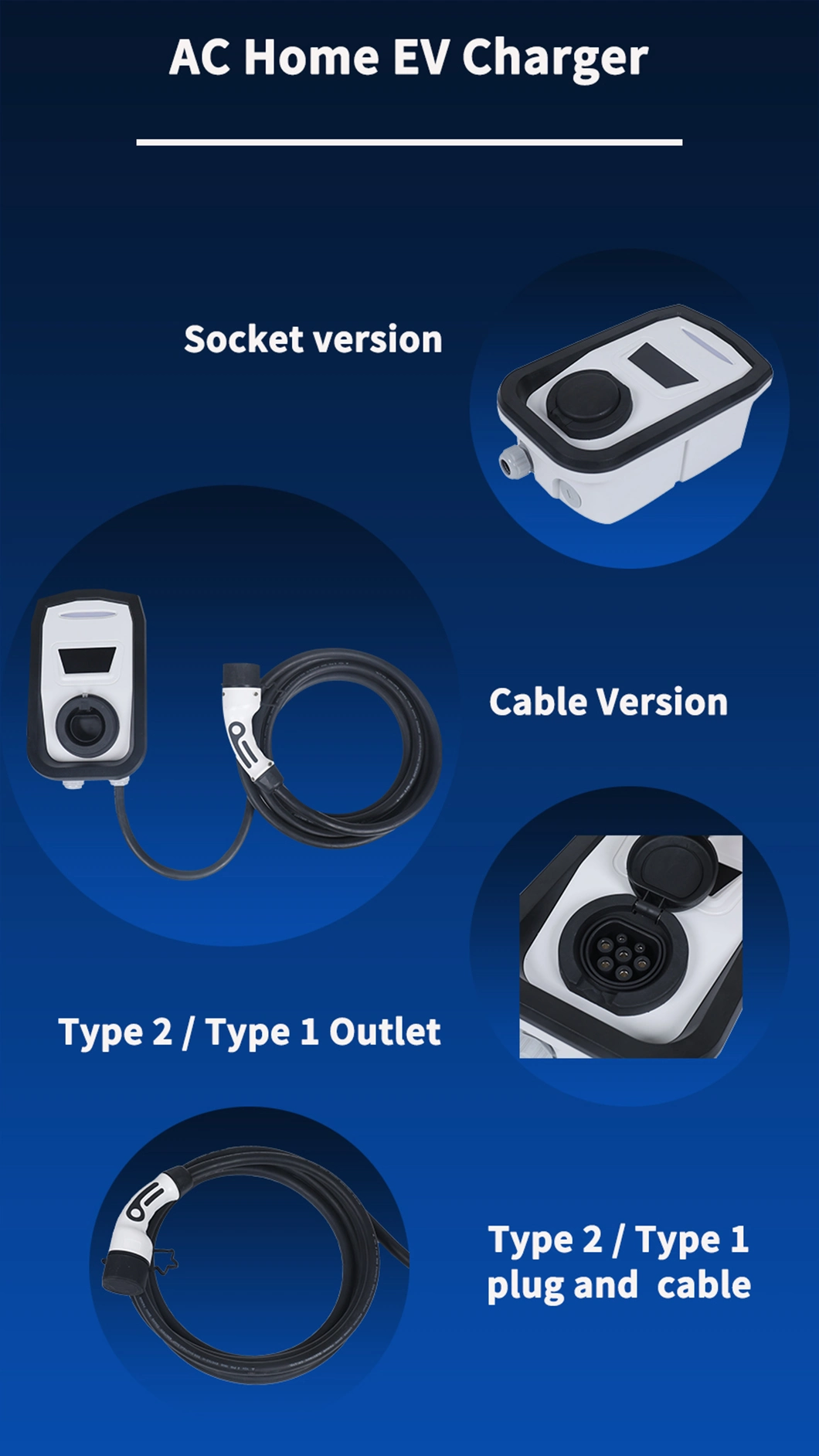 Wholesale 22kw 32A EV Charger AC Charging Station for Electric Car