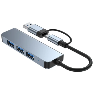 Новое поступление два в одном Tpyec Hub 4in1 USB3.0 Splitter Док-станция для ноутбука